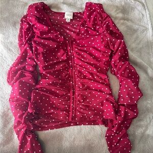 Maeve Ruched Long Sleeve